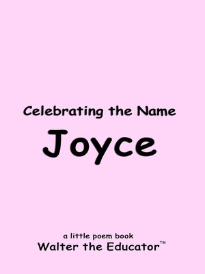 cover image of Celebrating the Name Joyce